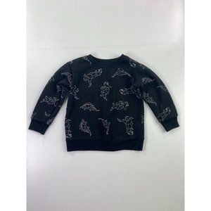 Geranimals Toddler 2T Black Dinosaur Sweat Shirt